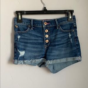 abercrombie kids jean shorts